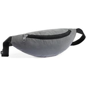 Water repellent waist bag reflective material