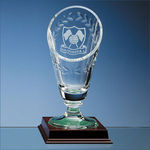 25cm Handmade Slope Top Laurel Vase