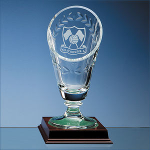 25cm Handmade Slope Top Laurel Vase