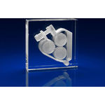 Crystal Glass Square Award or Trophy