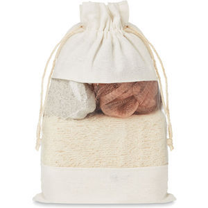 Bath Set In Cotton Pouch
