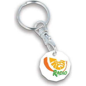 Trolley Coin Keyring- 1 Side