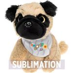 Plush dog pug  Aksel
