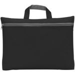 Document bag with handle and front pocket