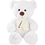 Plush teddy bear  Monty White