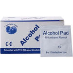 Disposable Alcohol Wipes (50s) - Plain Box