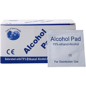 Disposable Alcohol Wipes (50s) - Plain Box