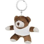 Plush teddy bear keyring  Larry Brown