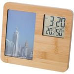 Bamboo Weather Station Photo Frame