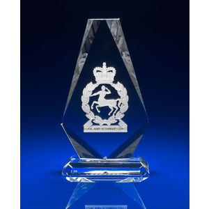 Crystal Glass Military Awards & Paperweights