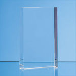 12cm x 8.5cm Optical Crystal Rectangle Award H or V