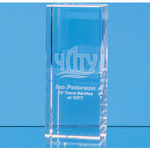 15cm x 6cm x 6cm Optical Crystal Rectangle H or V