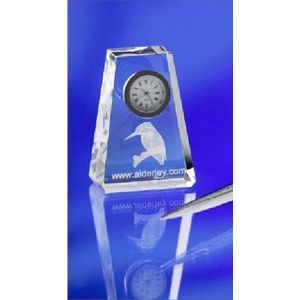 3d Laser Engraved Taper Desk Clock