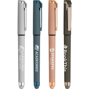 Islander Softy Monochrome Metallic Stylus Gel Pen