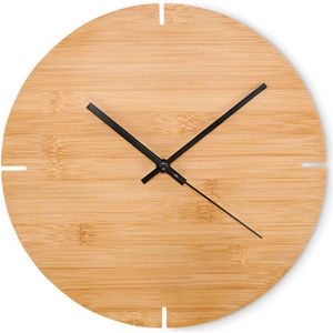 Round Shape Bamboo Wall Clock