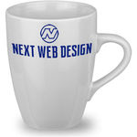 Melbourne Mug (White) (Spot Colour Print)