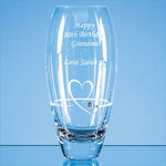 36cm Lead Crystal Panelled Claret Jug
