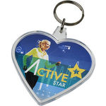 PF Manufactured Combo heart-shaped keychain