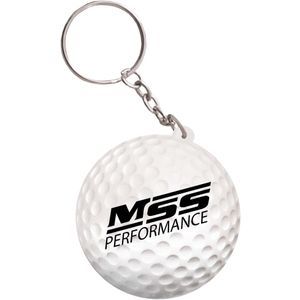 Stress Golf Ball Keyring