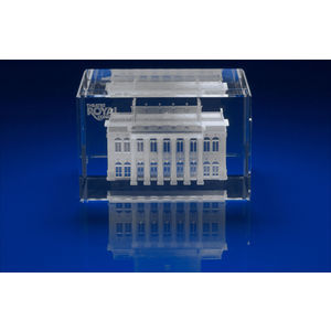 Crystal Glass Theatre Award Trophy or Paperweight
