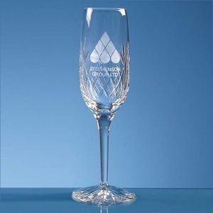 180ml Blenheim Lead Crystal Panel Champagne Flute