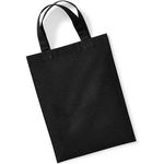 Westford Mill Cotton Party Bag For Life with 25 cm handles in BLACK