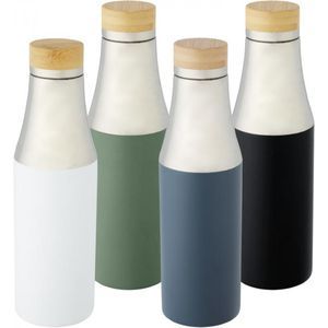 Avenue Hulan 540 ml copper vacuum insulated stainless steel bottle with bamboo lid