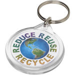 PF Manufactured Orb I7 round keychain