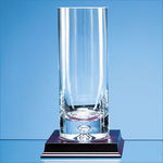 25cm Handmade Bubble Base Cylinder Vase