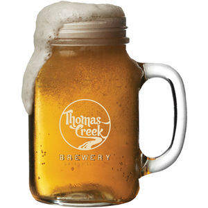 Glass Mason Jar - With Handle (568ml/20oz)
