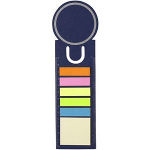 Memo holder sticky notes bookmark notebook ruler