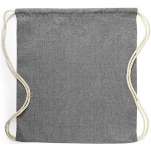 Recycled cotton drawstring bag