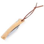 Pocket knifewith bamboo grip