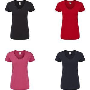Women Colour T-Shirt Iconic V-N