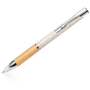 Bamboo and wheat straw ball pen