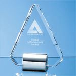 14.5cm Optical Crystal Diamond mounted on a Chrome Stand