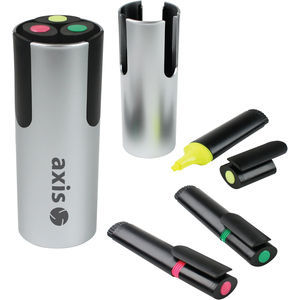 Triple Highlighter Pen Pot