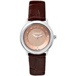 Cross Timepieces Chicago Rose Dial / Brown Leather