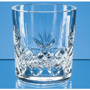 300ml Blenheim Lead Crystal Full Cut Whisky Tumbler