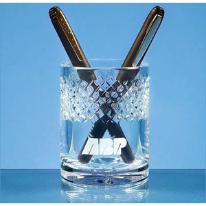 9cm Lead Crystal Pen Holder
