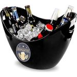 Black Plastic Ice Bucket - 6L
