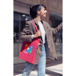 Geo - Recycled 140g Cotton Canvas Tote Bag