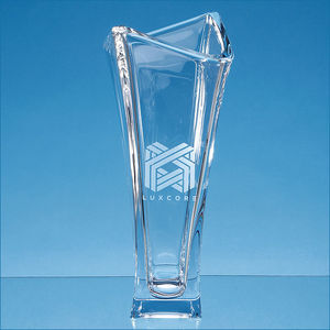 35cm Crystalite Majestic Tapered Vase