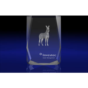 Crystal Glass Zoo Themed Paperweight