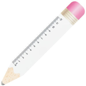 Sharpy 12 12 cm ruler pencil