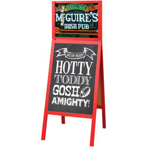 Menu A-Board With Changeable Top Insert - Large