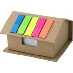 Memo holder house notebook sticky notes