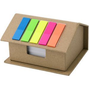 Memo holder house notebook sticky notes
