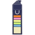 Memo holder sticky notes bookmark notebook ruler (21.3x6x0.3 cm)