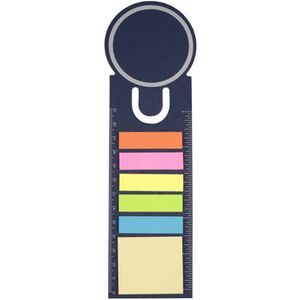 Memo holder sticky notes bookmark notebook ruler (22x6x0.1 cm)
